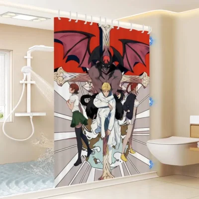 Devilman Crybaby Shower Curtain hot