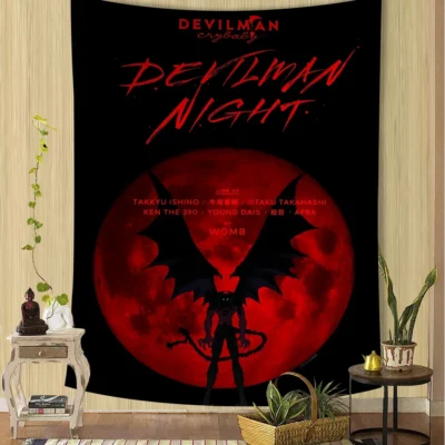 New Anime Devilman Crybaby Cartoon Tapestry