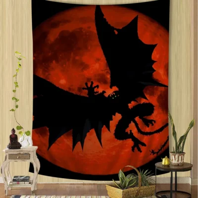 Hot Anime Devilman Crybaby Cartoon Tapestry