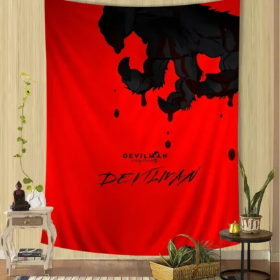 Anime Devilman hot Crybaby Cartoon Tapestry