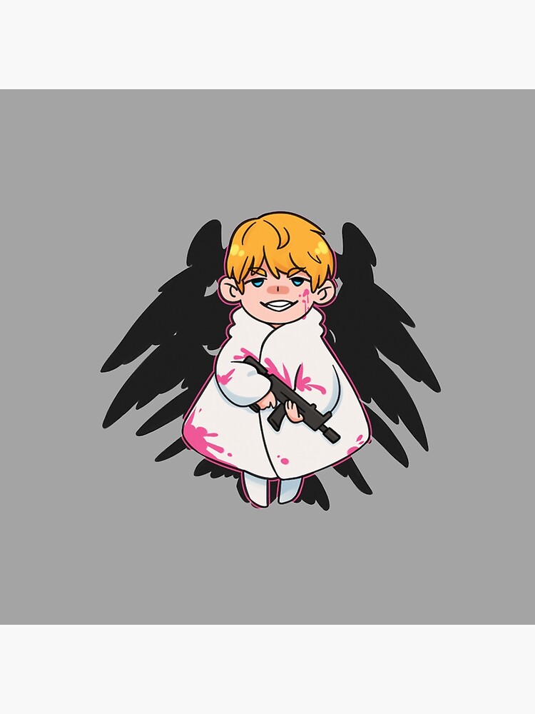 Akira Fudo & Ryo Asuka Duo Throw Pillow - Image 2