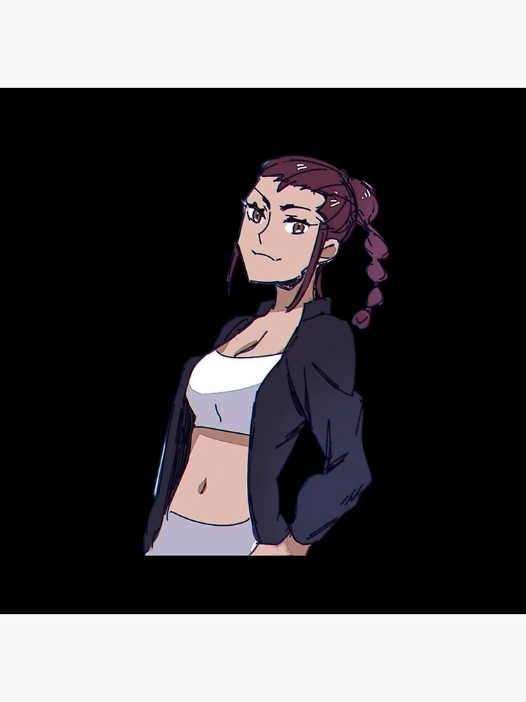 Miki Kuroda Devilman Crybaby Graphic Throw Pillow - Image 2