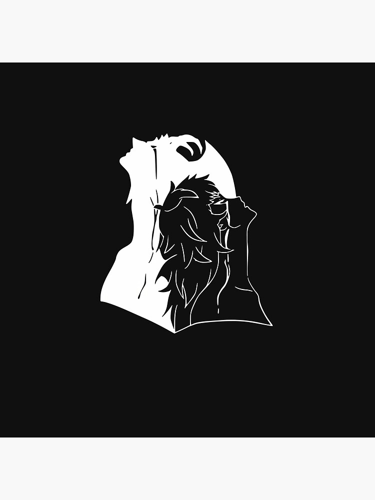 Ryo Asuka Devilman Crybaby White Edition Throw Pillow - Image 2