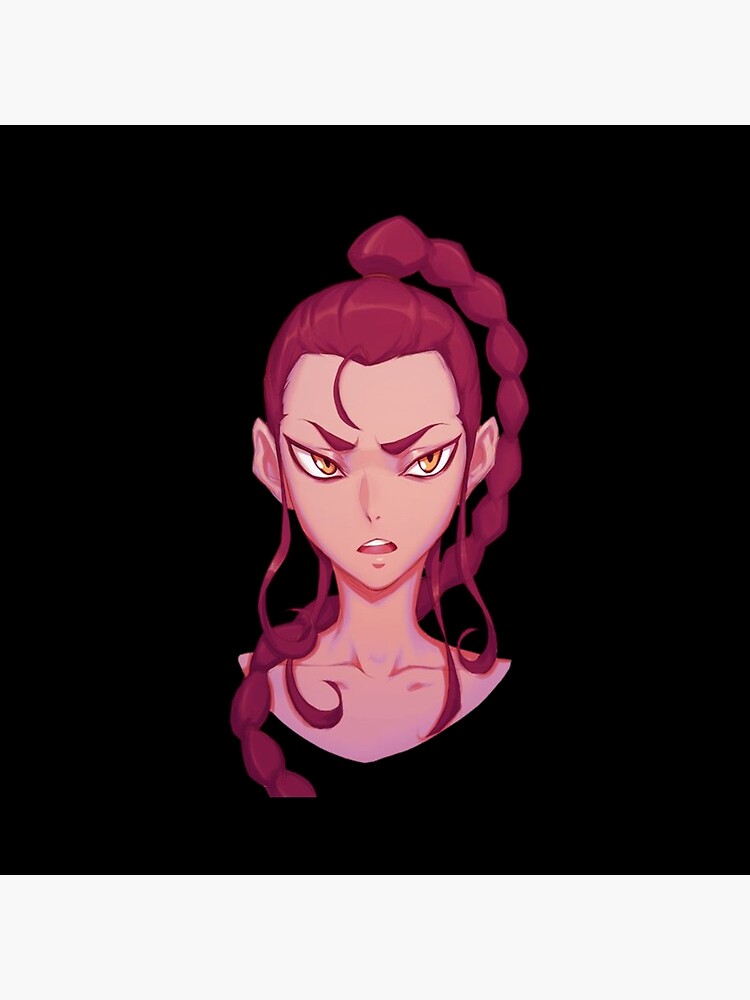 Miki Kuroda Devilman Crybaby Noir Throw Pillow - Image 2