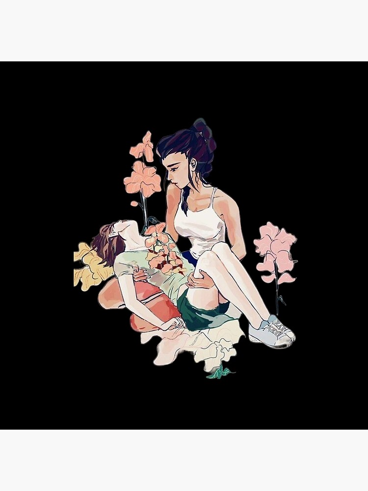 Devilman Crybaby Miki Kuroda Throw Pillow - Image 2