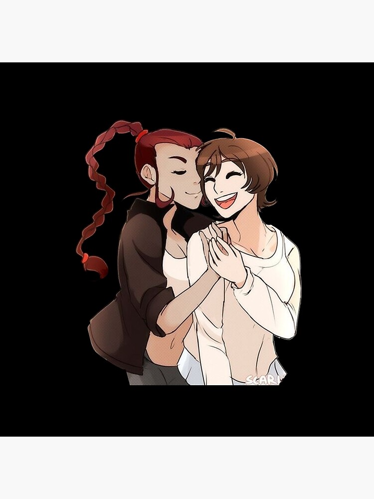 Miki Makimura And Miki Kuroda Throw Pillow - Image 2