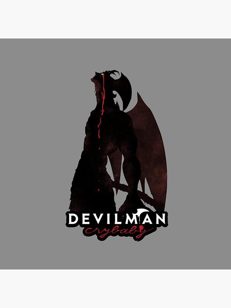 Ryo Asuka Devilman Crybaby Vintage Throw Pillow - Image 2