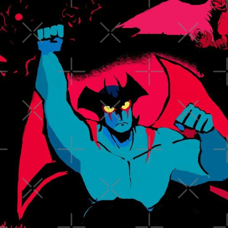 Ryo Asuka Devilman Crybaby Anime Dark Tote Bag - Image 2