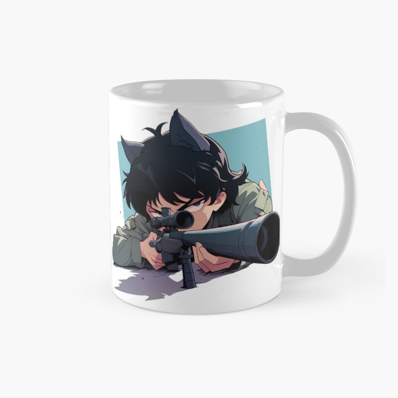 Akira Fudo Chibi Sniper Dark Intense Mug