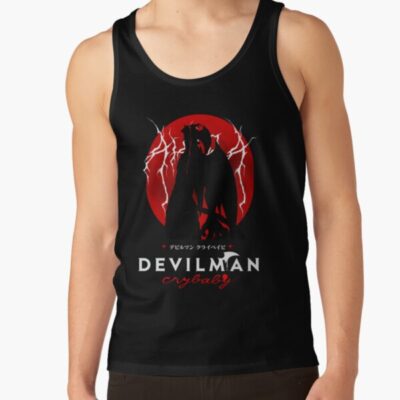 Devilman Crybaby Red Highlight Tank Top