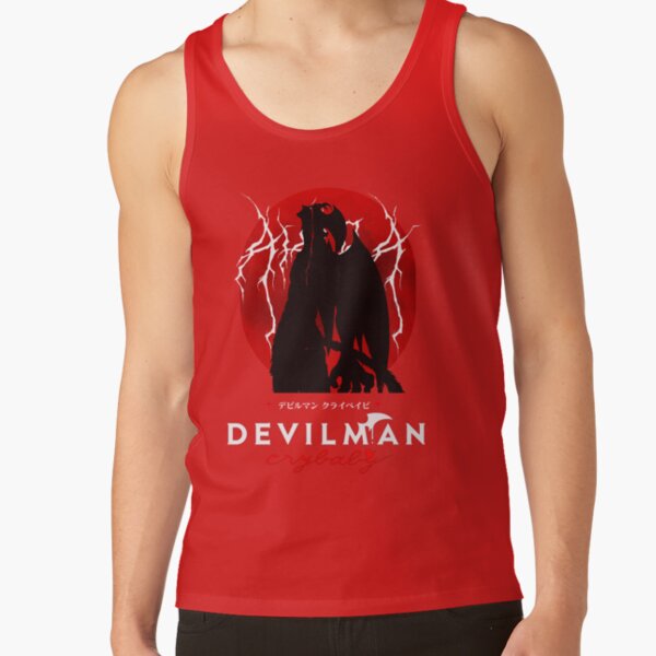 Devilman Crybaby Red Highlight Tank Top - Image 4