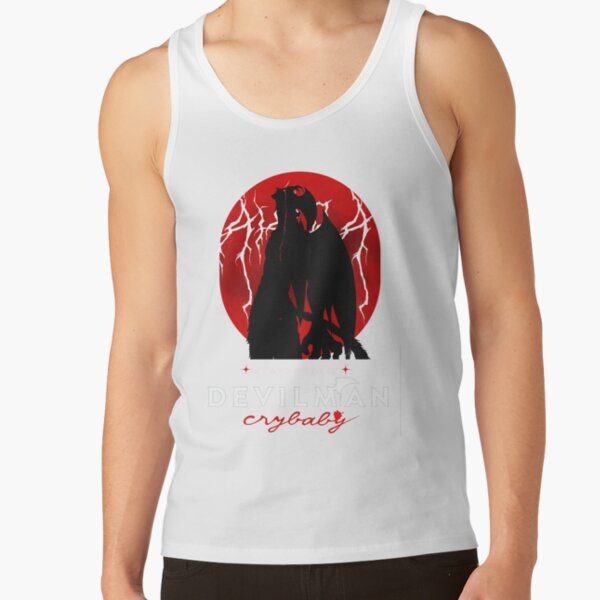 Devilman Crybaby Red Highlight Tank Top - Image 2