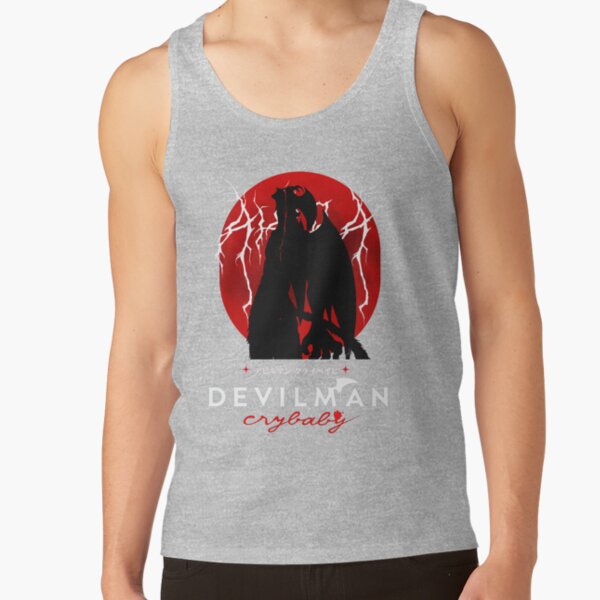 Devilman Crybaby Red Highlight Tank Top - Image 3