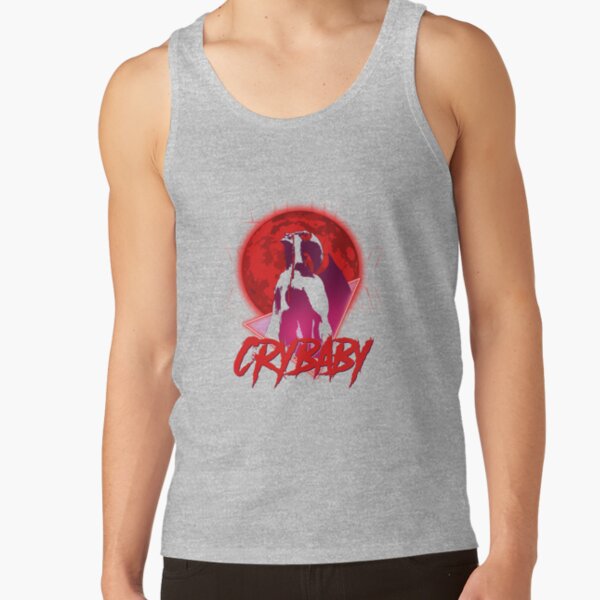 Crybaby Letters Black Tank Top - Image 4