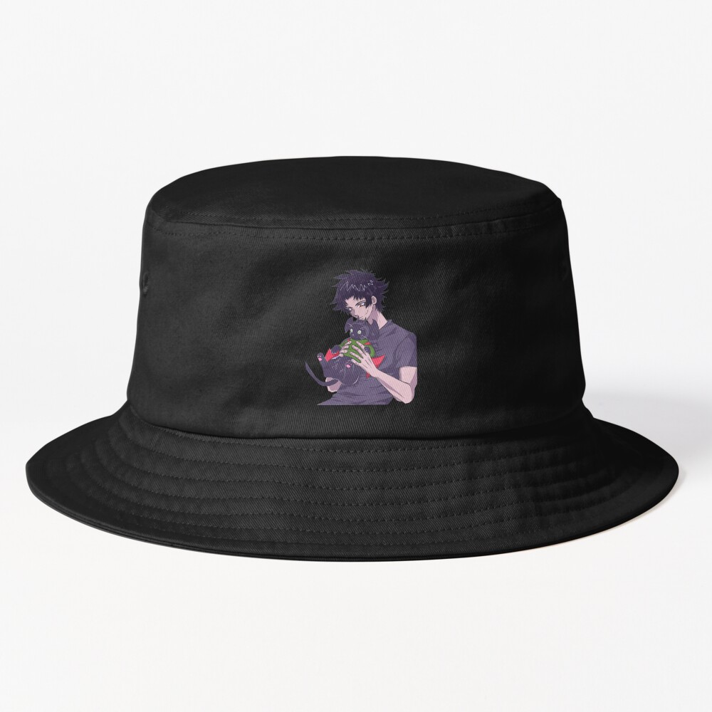 Devilman Crybaby Akira Fudo With Cat Bucket Hat