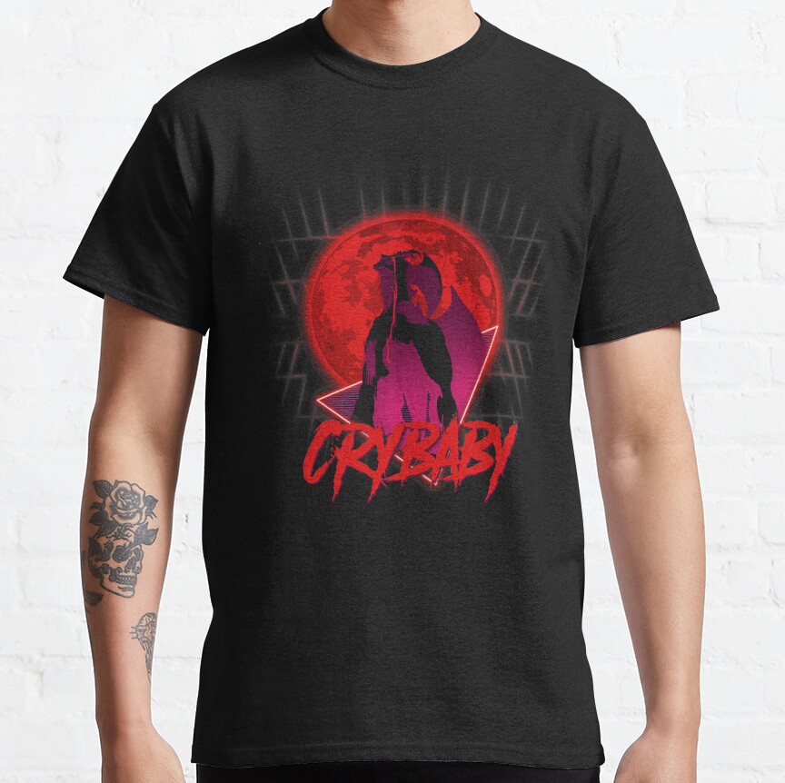 Crybaby Letters Black T-shirt - Image 3