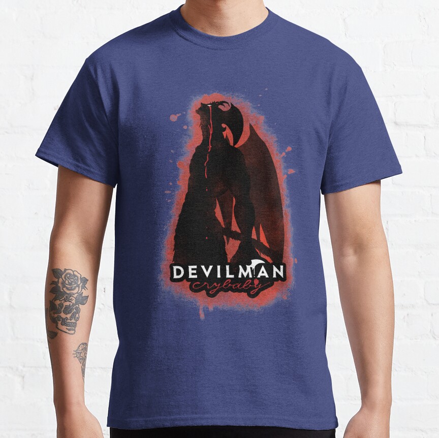 Devilman Crybaby Retro T-shirt - Image 5