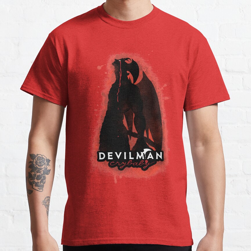 Devilman Crybaby Retro T-shirt - Image 6