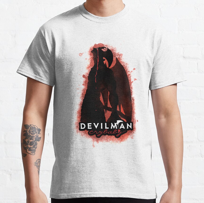 Devilman Crybaby Retro T-shirt - Image 2