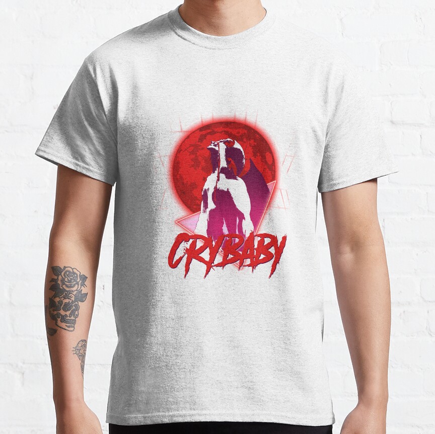 Crybaby Letters Black T-shirt - Image 2