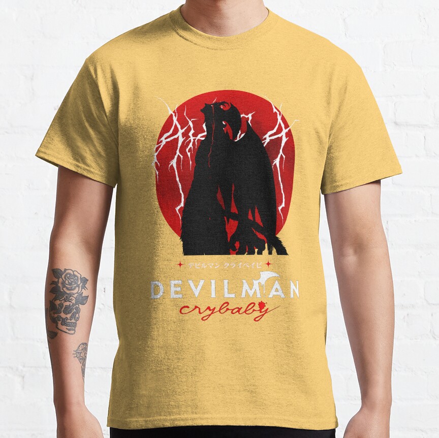 Devilman Crybaby Red Highlight T-shirt - Image 6