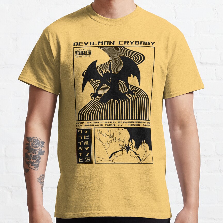 Devilman Crybaby White T-shirt - Image 6