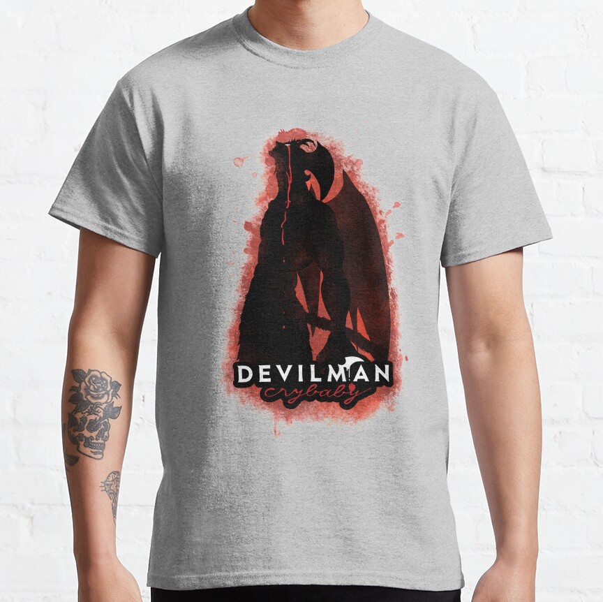 Devilman Crybaby Retro T-shirt - Image 4