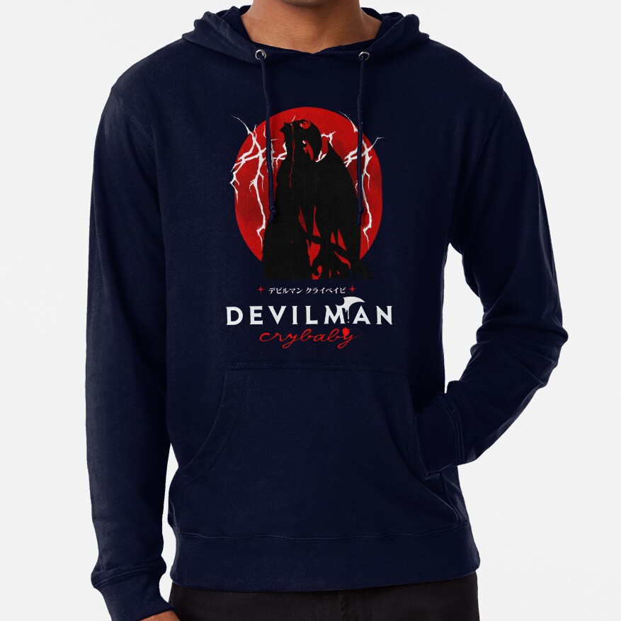 Devilman Crybaby Red Highlight Hoodie - Image 5