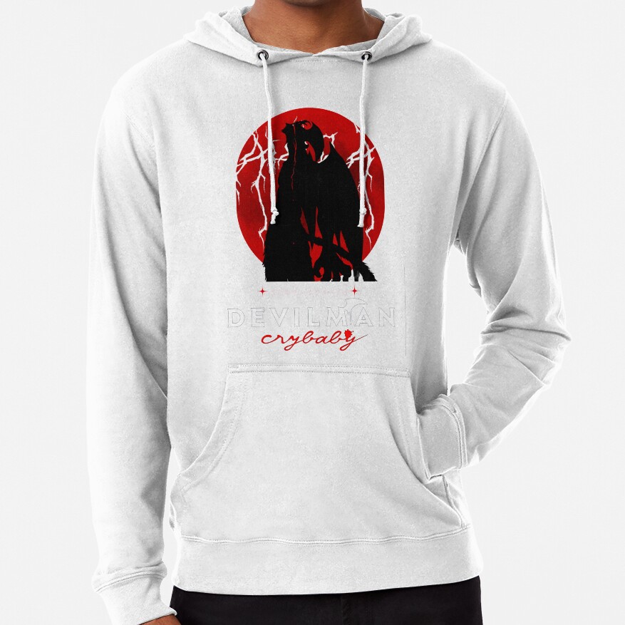 Devilman Crybaby Red Highlight Hoodie - Image 2