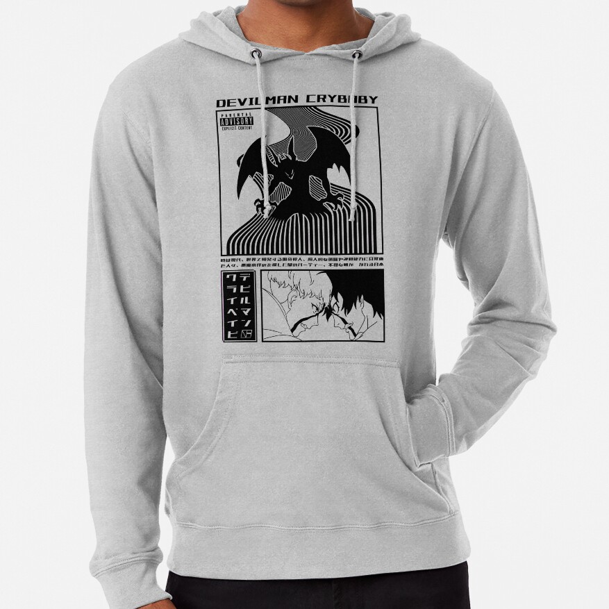 Devilman Crybaby White Hoodie - Image 4