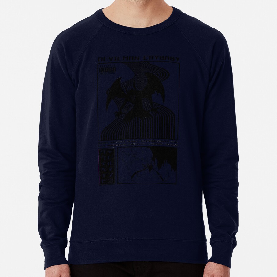 Devilman Crybaby White Sweatshirt - Image 5
