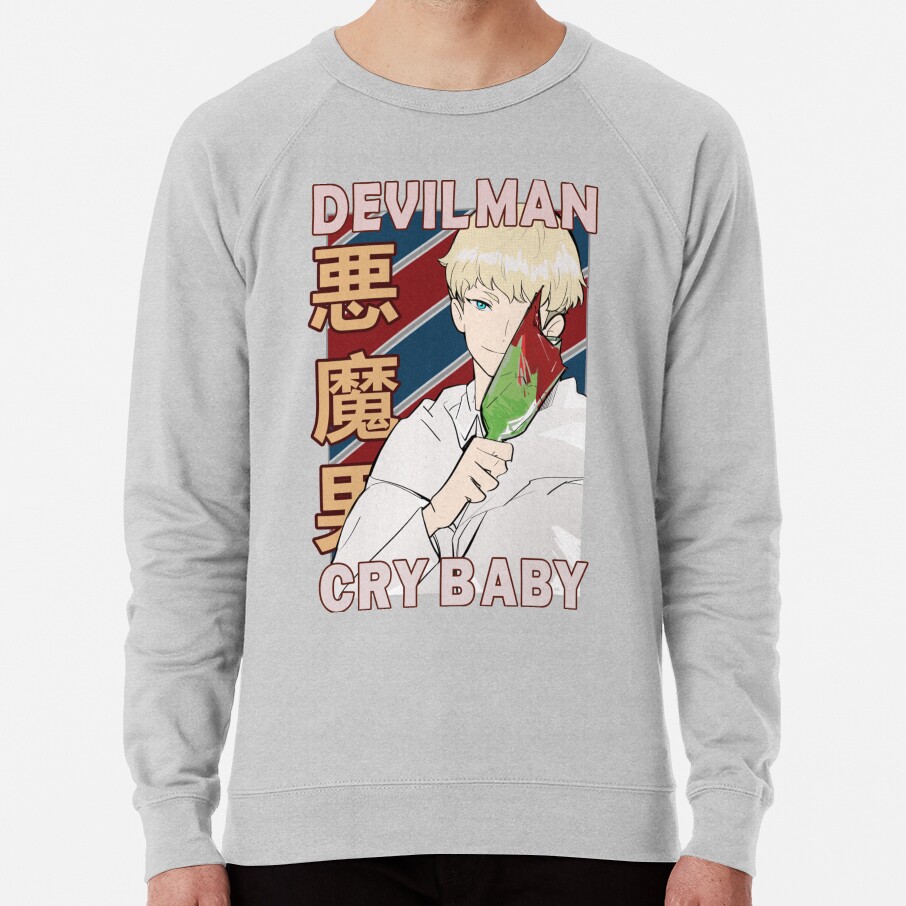 Ryo Asuka Devilman Anime Sweatshirt - Image 5