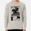 ssrcolightweight sweatshirtmensoatmeal heatherfrontsquare productx1000 bgf8f8f8 14 - Devilman Crybaby Merch