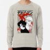 ssrcolightweight sweatshirtmensoatmeal heatherfrontsquare productx1000 bgf8f8f8 17 - Devilman Crybaby Merch