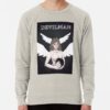 ssrcolightweight sweatshirtmensoatmeal heatherfrontsquare productx1000 bgf8f8f8 20 - Devilman Crybaby Merch