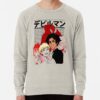 ssrcolightweight sweatshirtmensoatmeal heatherfrontsquare productx1000 bgf8f8f8 21 - Devilman Crybaby Merch