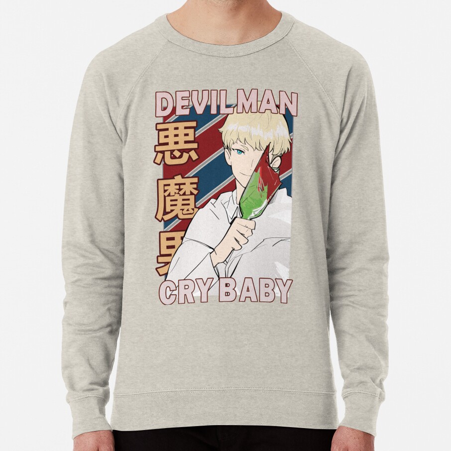 Ryo Asuka Devilman Anime Sweatshirt - Image 4
