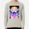 ssrcolightweight sweatshirtmensoatmeal heatherfrontsquare productx1000 bgf8f8f8 31 - Devilman Crybaby Merch