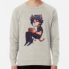 ssrcolightweight sweatshirtmensoatmeal heatherfrontsquare productx1000 bgf8f8f8 5 - Devilman Crybaby Merch