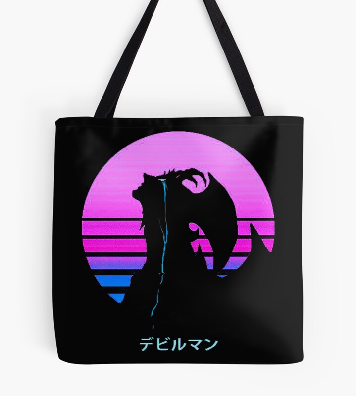 Akira Fudo Devilman Crybaby Poster Tote Bag