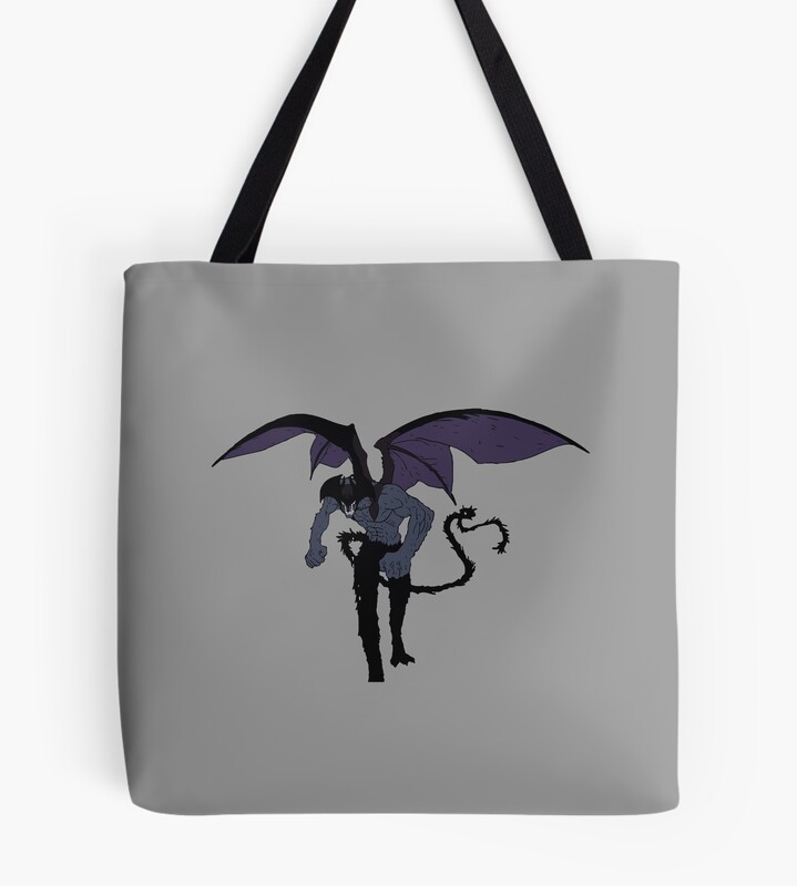 Akira Fudo Devilman Crybaby Red Tote Bag