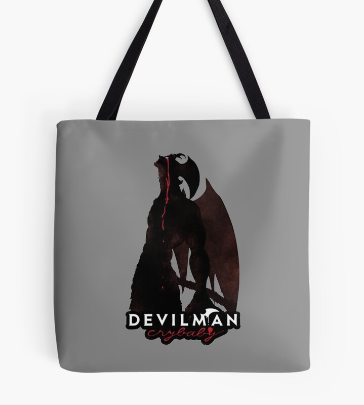 Ryo Asuka Devilman Crybaby Vintage Tote Bag