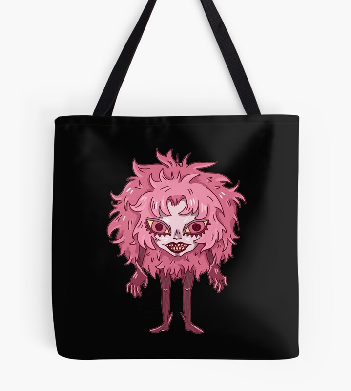 Akira Fudo Devilman Crybaby Intense Red Tote Bag