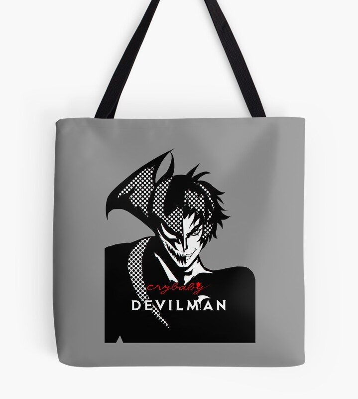 Fudô Akira Devilman Crybaby Retro Dark Tote Bag