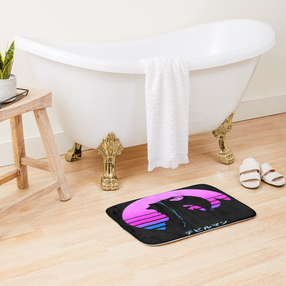 Akira Fudo Devilman Crybaby Poster Bath Mat - Image 2