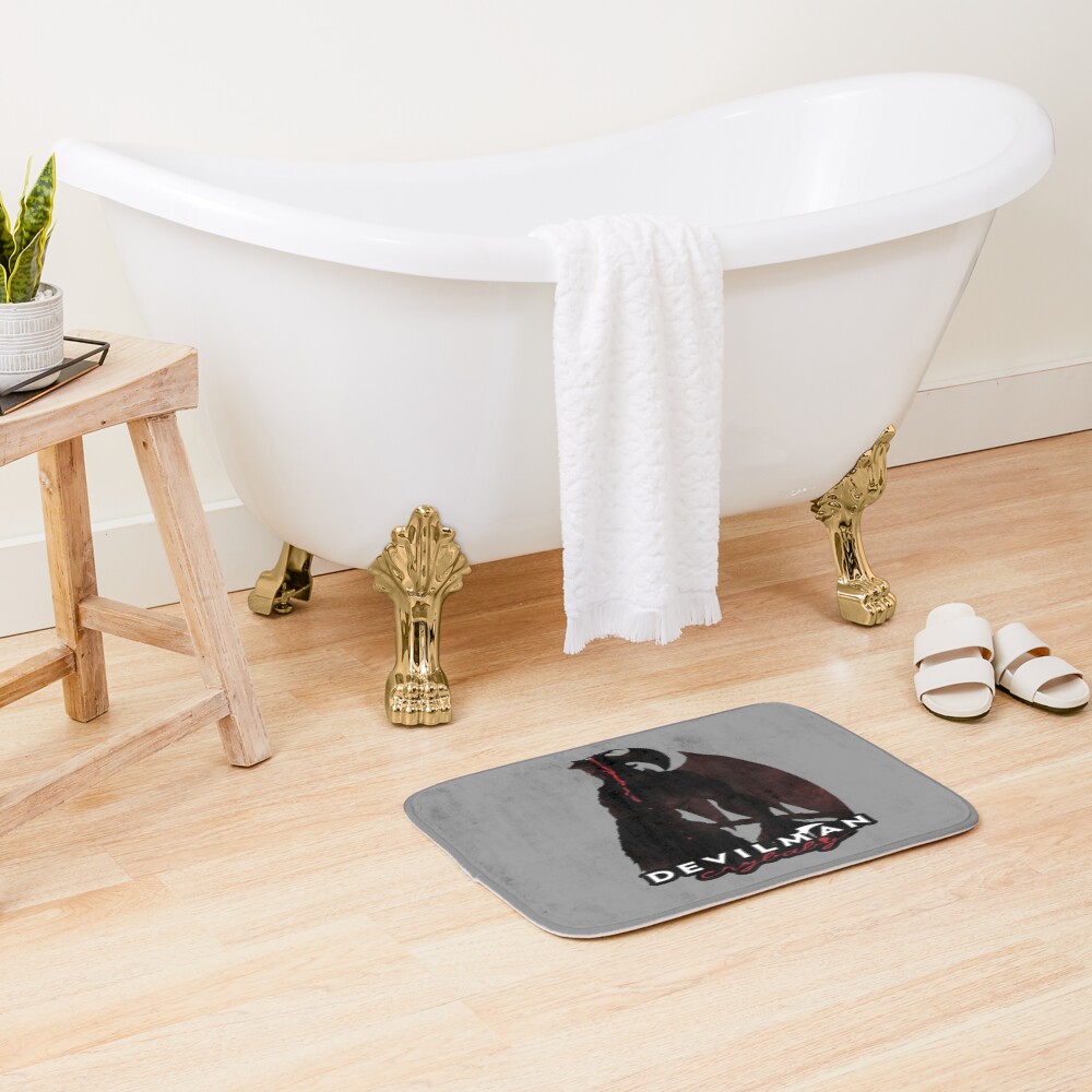 Ryo Asuka Devilman Crybaby Vintage Bath Mat - Image 2