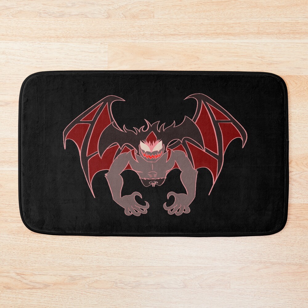 Akira Fudo Devilman Crybaby Highlighted Bath Mat