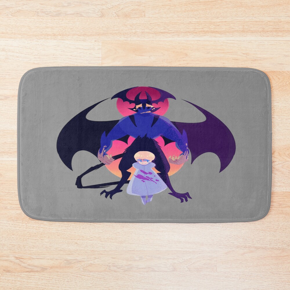 Ryo Asuka Devilman Crybaby Graphic Version Bath Mat