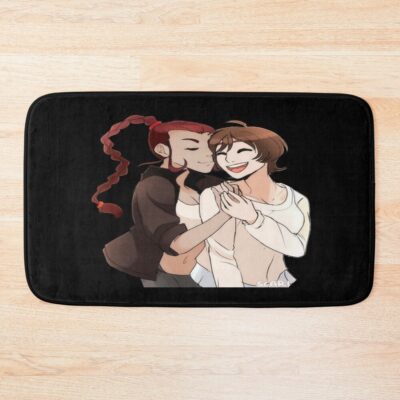 Miki Makimura And Miki Kuroda Bath Mat