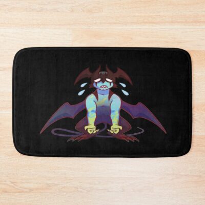 Ryo Asuka Devilman Crybaby Grey Bath Mat